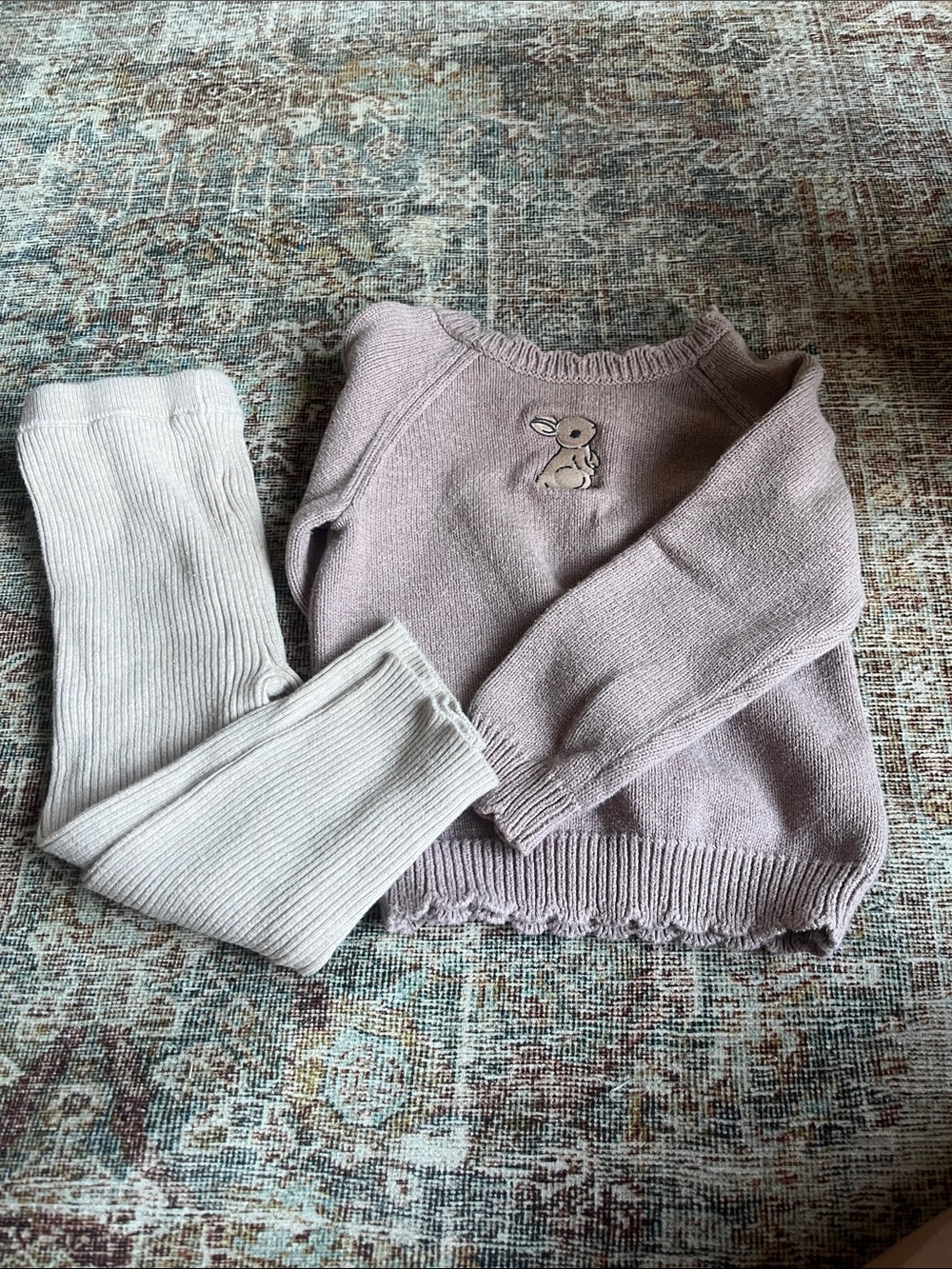 Jamie Kay Bunny Sweater and Leggings 2Y